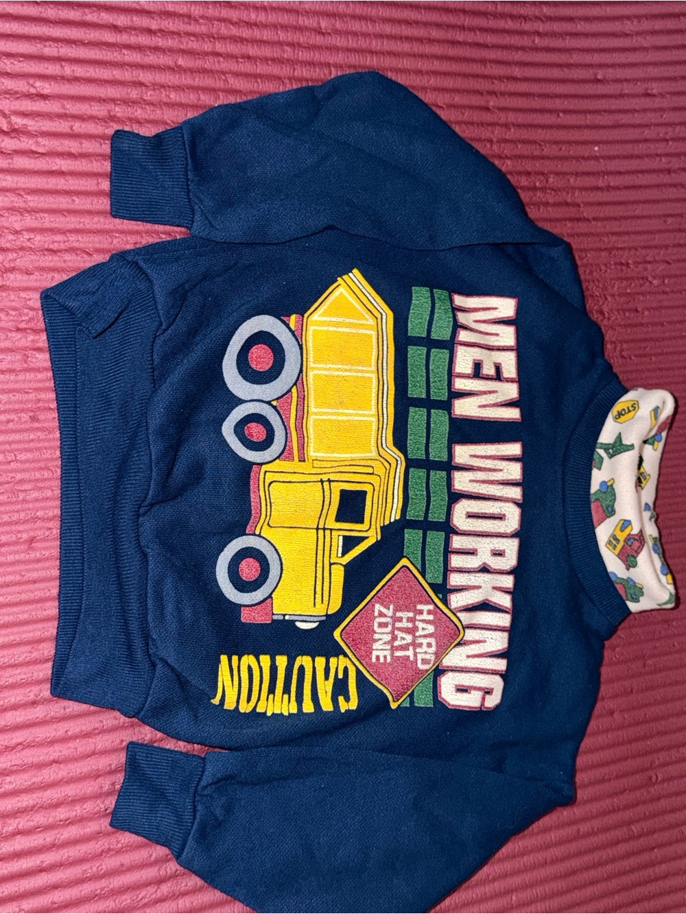 Navy 3T Toddler Truck Graphic Sweatshirt